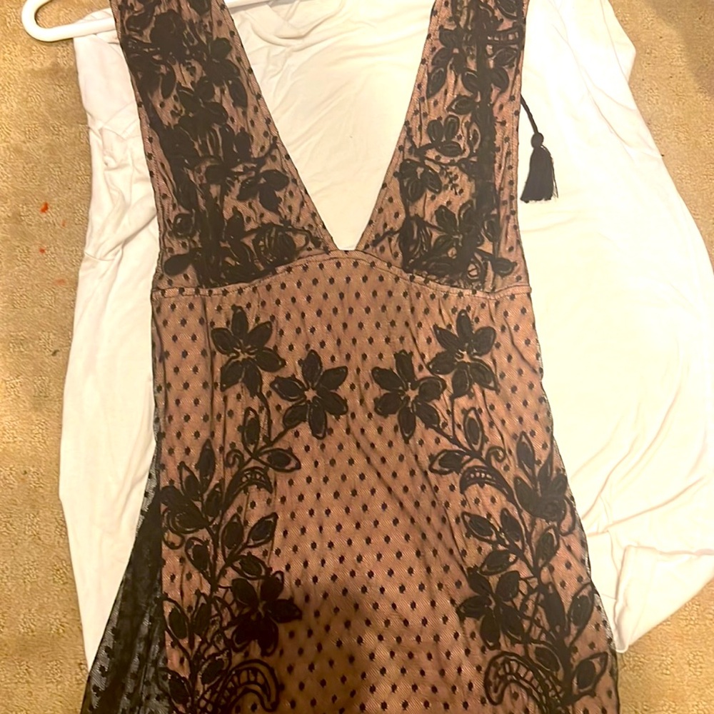 Black lace beautiful dress mini free people